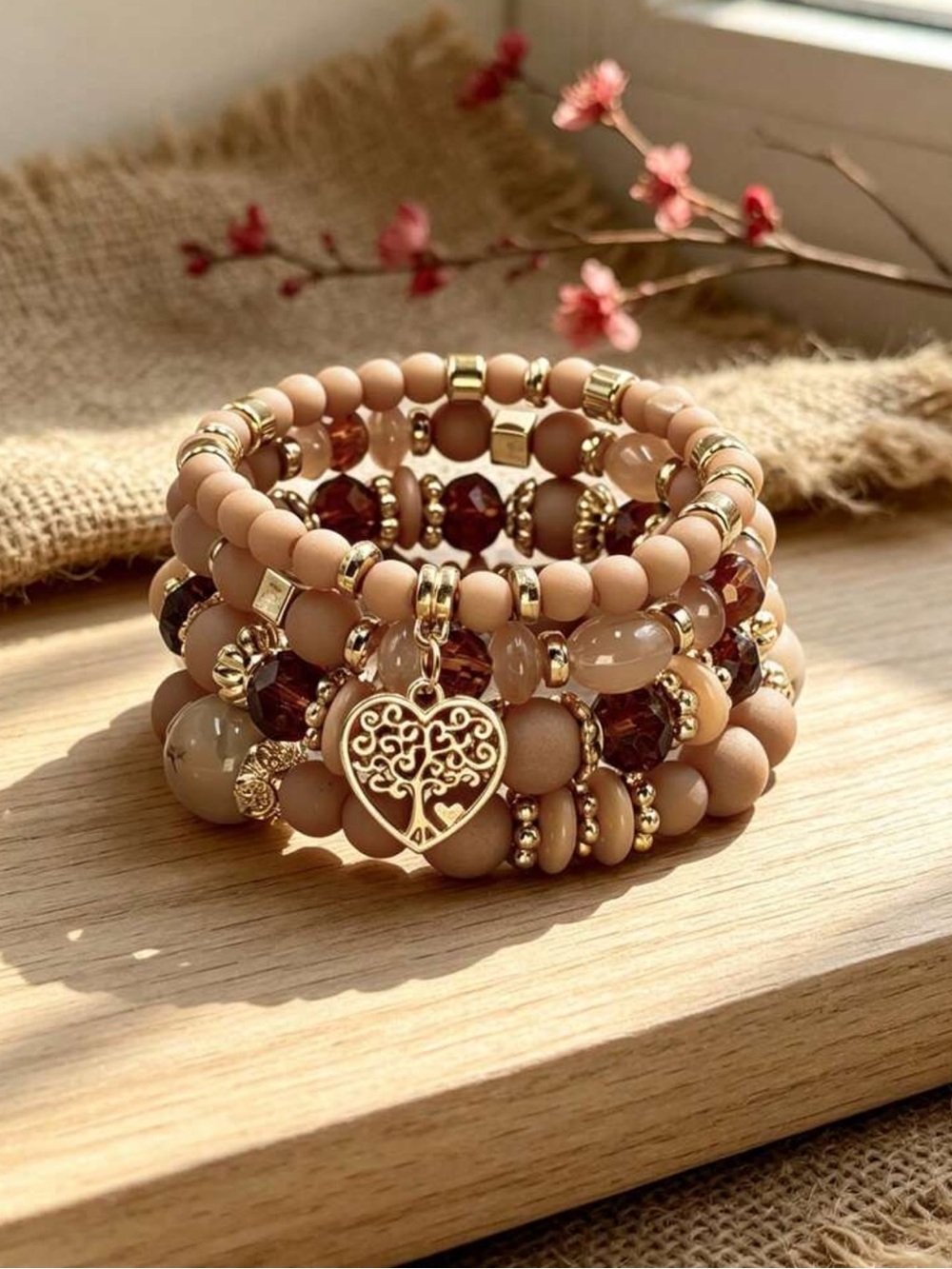 🥥 Beaded Stack Bracelet 🥥